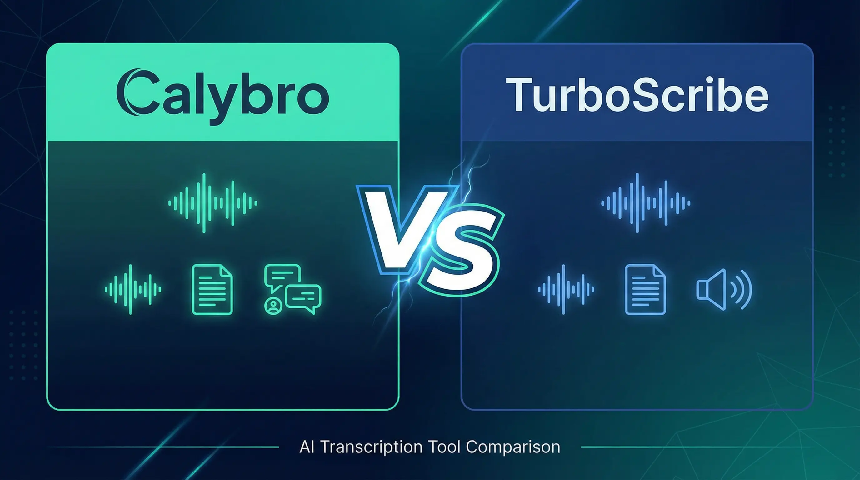 Calybro vs TurboScribe: which is the best AI transcription tool?